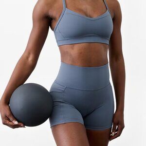 Salutation Stash High Rise 5" Short Athleta NWOT